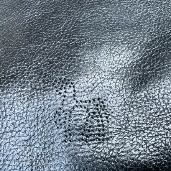 Petusco Made In Spain Black & Brown Gold Lining Genuine Leather Bag! - Picture 13 of 16